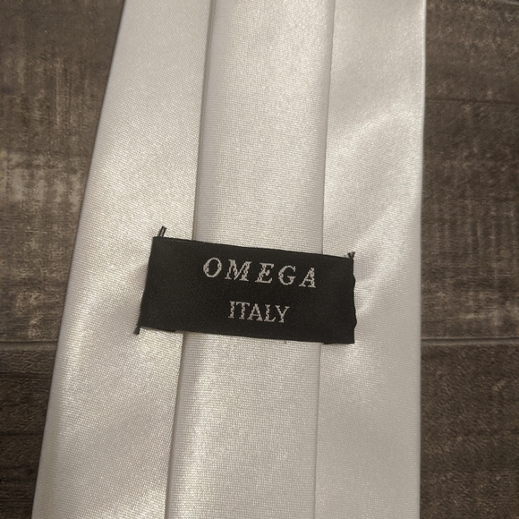 NWT Omega White Tie - Picture 3 of 5